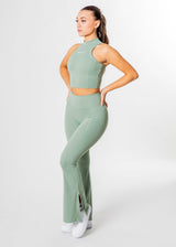 Ensemble RADIANCE (Leggings flare+Crop Top)