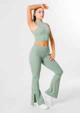 Ensemble RADIANCE (Leggings flare+Crop Top)