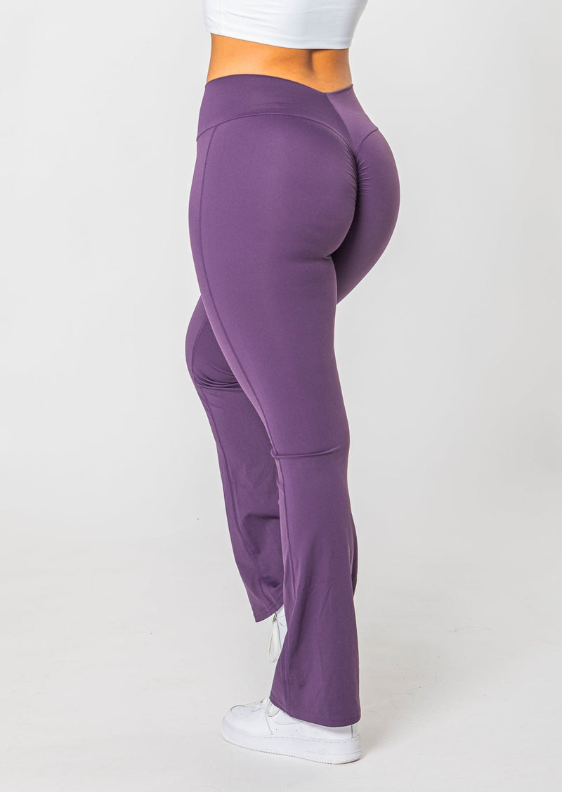 BELLA Flared scrunch leggings