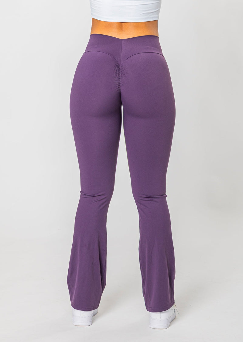 BELLA Flared scrunch leggings