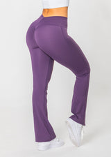 BELLA Flared scrunch leggings