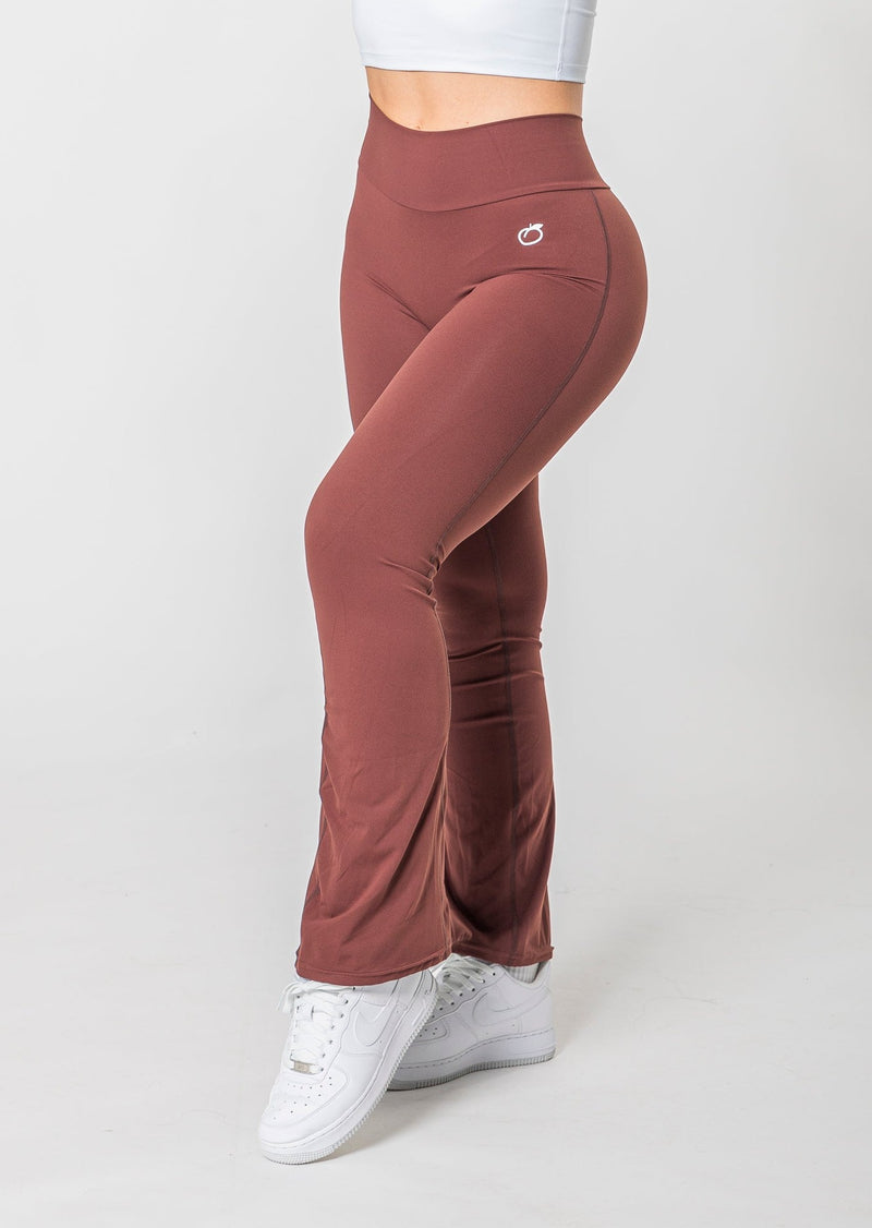 BELLA Flared scrunch leggings