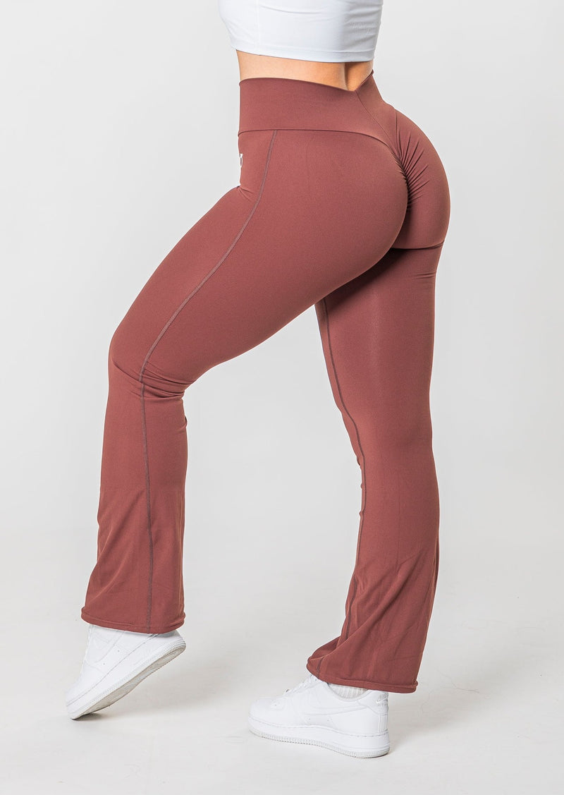 BELLA Flared scrunch leggings