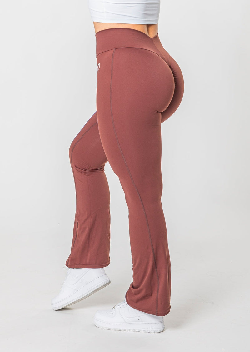 BELLA Flared scrunch leggings