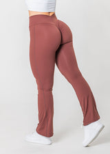 BELLA Flared scrunch leggings