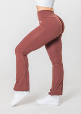 BELLA Flared scrunch leggings