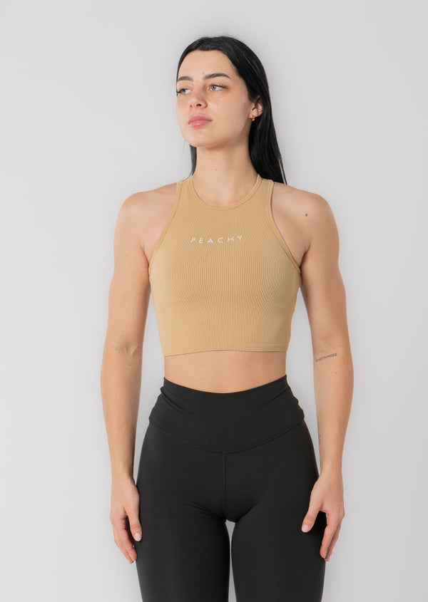 Ribbed crop top