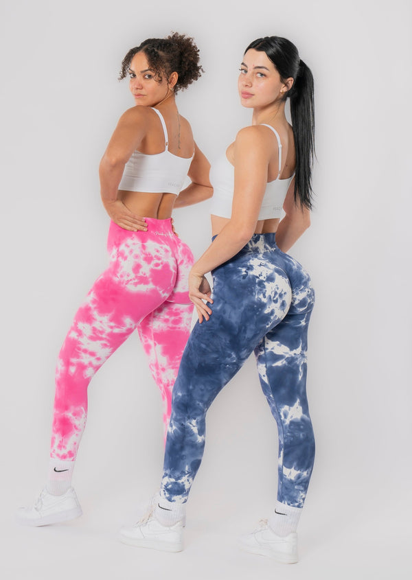 TIE-DYE SCRUNCH leggings