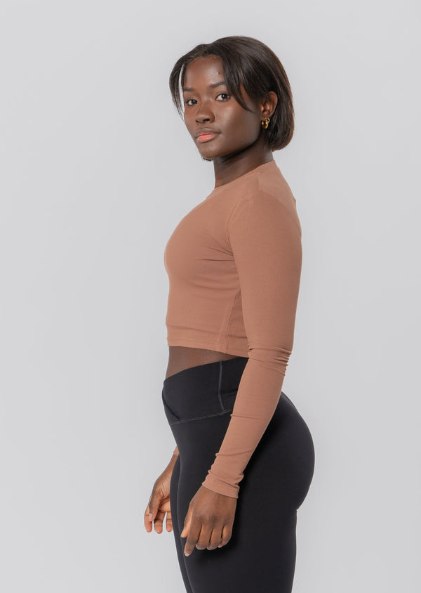 RIBBED Long Sleeve Top