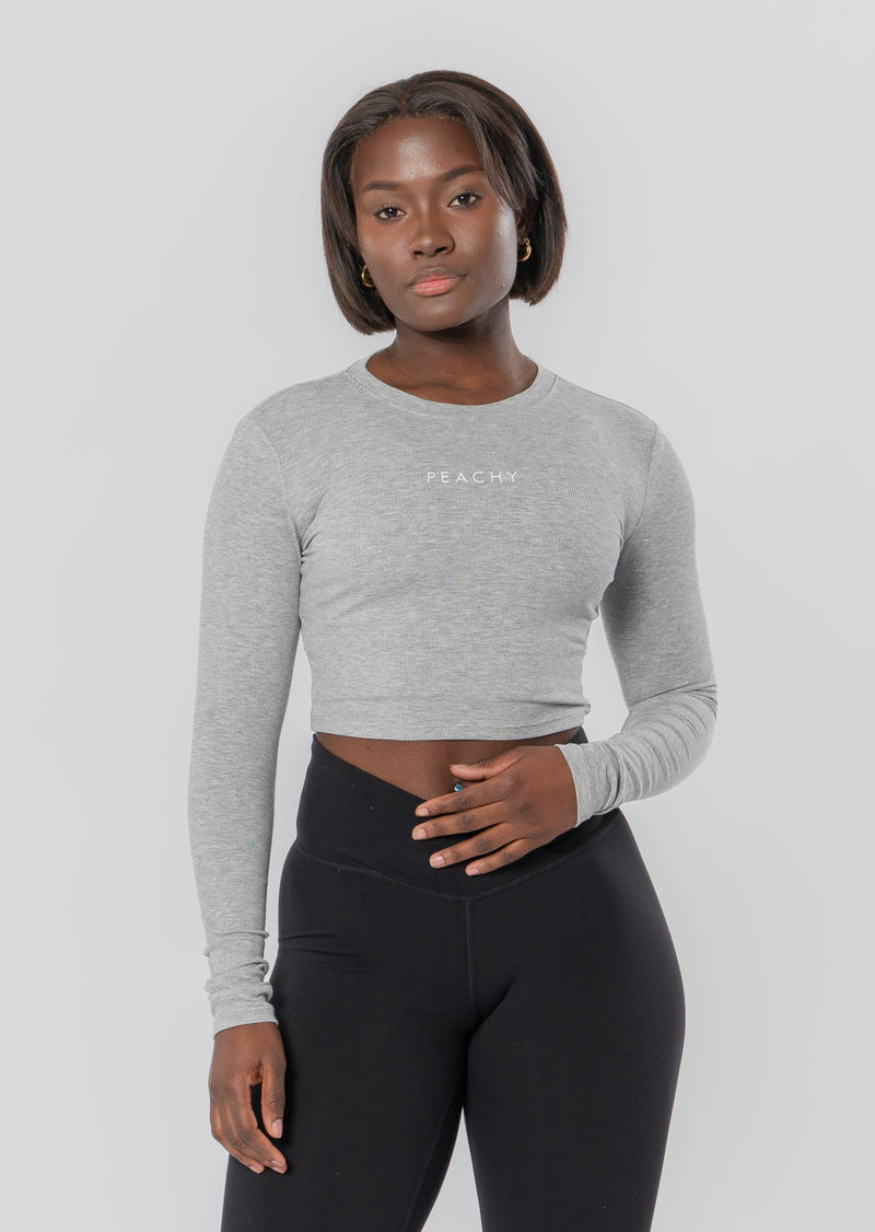 RIBBED Long Sleeve Top