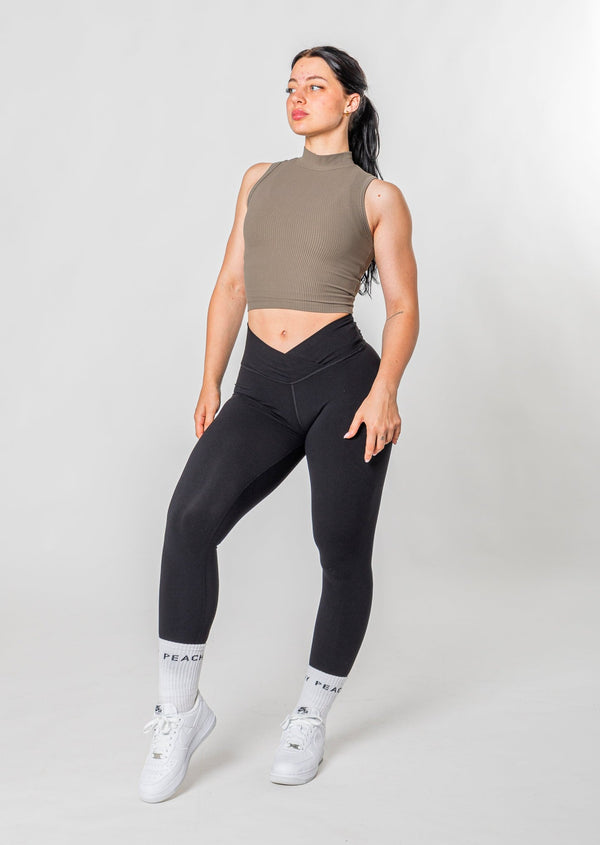 [PRE-ORDEN] NOBLE Ribbed Crop Top