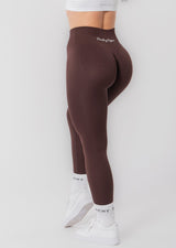 V-Waist Scrunch Leggings (Farbe Black/Chocolate VORBESTELLUNG)