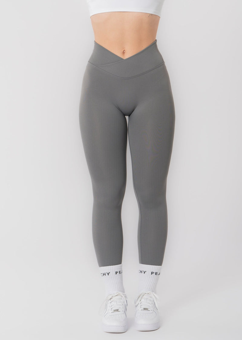 V-Waist Scrunch Leggings (Farbe Black/Chocolate VORBESTELLUNG)