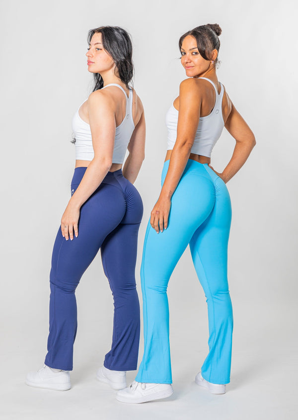 BELLA Leggings flare scrunch