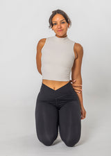 [PRÉCISION] NOBLE Ribbed Crop Top