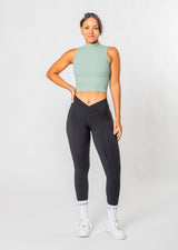 [PRÉCISION] NOBLE Ribbed Crop Top