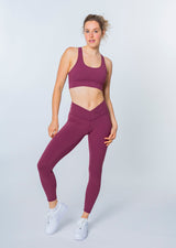 Set SUPERSOFT (Leggings con vita a V + reggiseno con scollo a goccia)