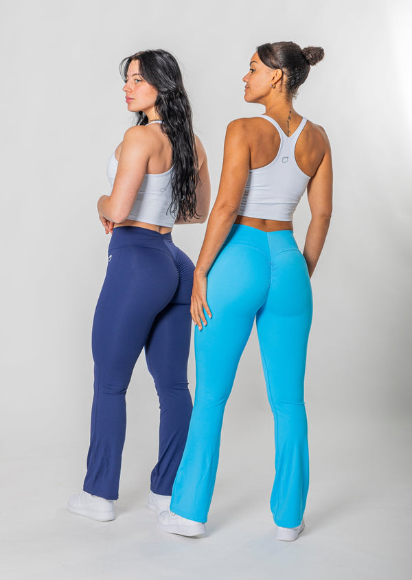 BELLA - Leggings svasati con pinces