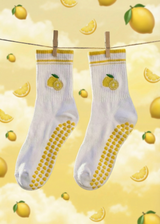 Pilates Socks - Lemon Glow