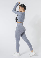 [DERNIÈRE CHANCE] Ensemble manches longues ACTIVE (leggings et t-shirt manches longues)