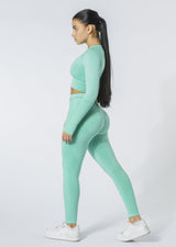 [DERNIÈRE CHANCE] Ensemble manches longues ACTIVE (leggings et t-shirt manches longues)