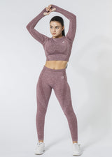 [DERNIÈRE CHANCE] Ensemble manches longues ACTIVE (leggings et t-shirt manches longues)
