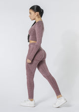 [DERNIÈRE CHANCE] Ensemble manches longues ACTIVE (leggings et t-shirt manches longues)