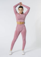 [DERNIÈRE CHANCE] Ensemble manches longues ACTIVE (leggings et t-shirt manches longues)