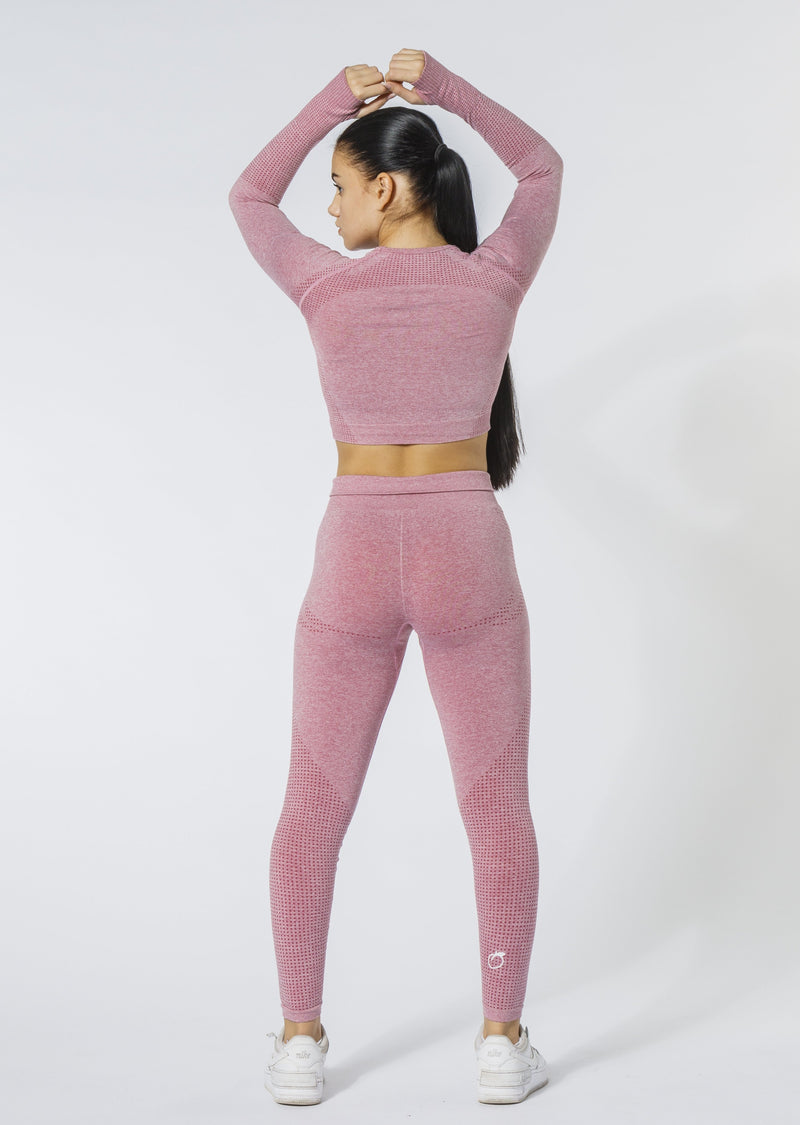 [DERNIÈRE CHANCE] Ensemble manches longues ACTIVE (leggings et t-shirt manches longues)