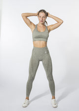 [LASTCHANCE] Ensemble sans coutures ACTIVE (leggings et soutien-gorge de sport)
