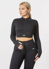 [LASTCHANCE] Chemise à manches longues côtelée WAVE