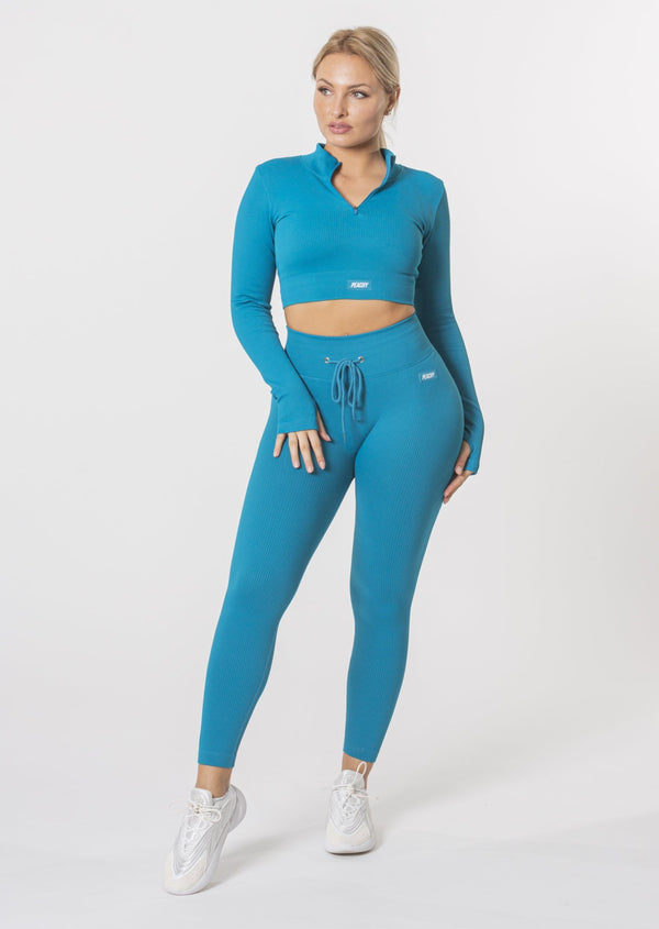 [LASTCHANCE] Ribbed WAVE Langarm Set