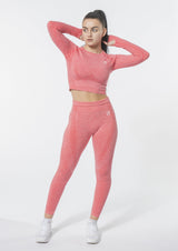 [DERNIÈRE CHANCE] Ensemble manches longues ACTIVE (leggings et t-shirt manches longues)