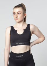 Ribbed LUXE V-Neck Bra [LASTCHANCE]