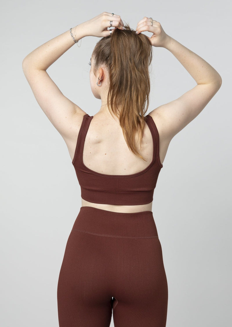 Ribbed LUXE Bra U-Neck [LASTCHANCE]