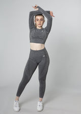 [DERNIÈRE CHANCE] Ensemble manches longues ACTIVE (leggings et t-shirt manches longues)