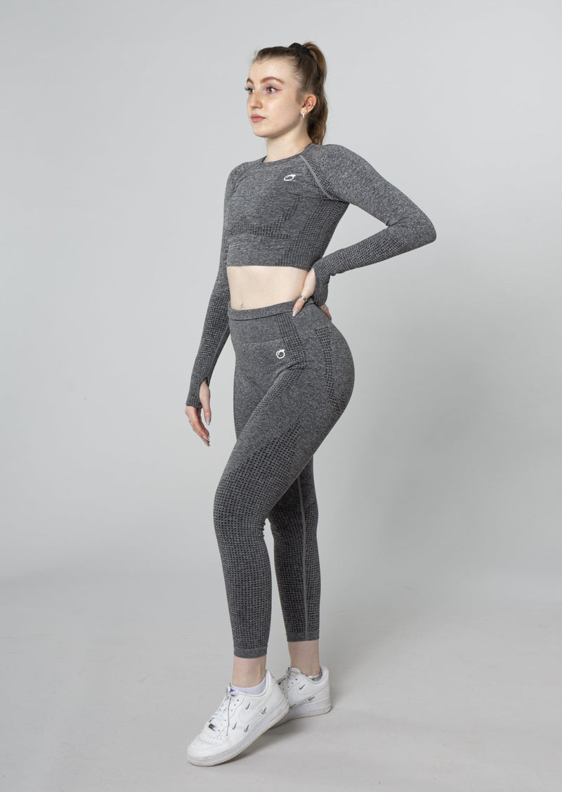 [DERNIÈRE CHANCE] Ensemble manches longues ACTIVE (leggings et t-shirt manches longues)