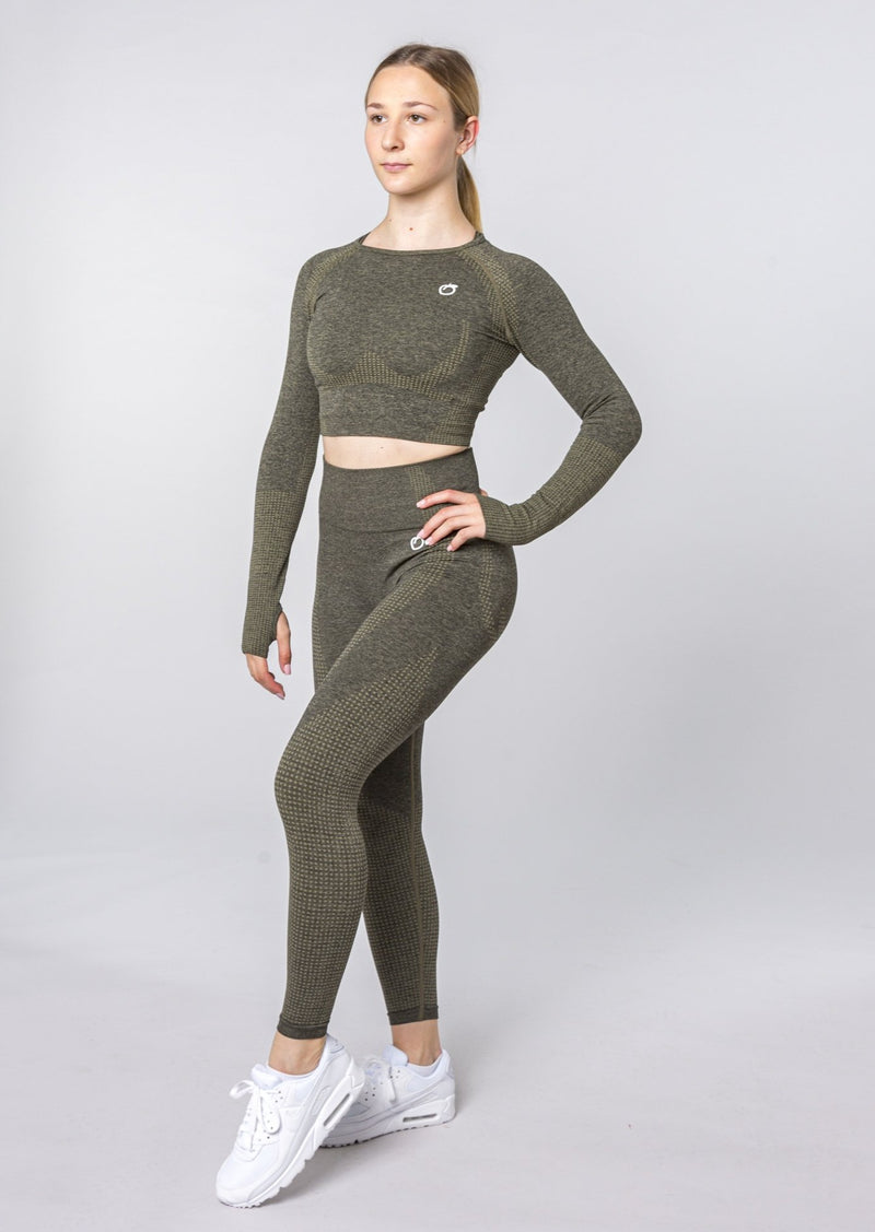 [DERNIÈRE CHANCE] Ensemble manches longues ACTIVE (leggings et t-shirt manches longues)