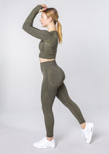 [DERNIÈRE CHANCE] Ensemble manches longues ACTIVE (leggings et t-shirt manches longues)