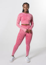 (VOIR DESCRIPTION) Ensemble à manches longues Vision Scrunch (Édition Acid Wash) [DERNIÈRE CHANCE]