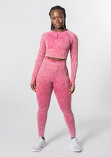 (VOIR DESCRIPTION) Ensemble à manches longues Vision Scrunch (Édition Acid Wash) [DERNIÈRE CHANCE]