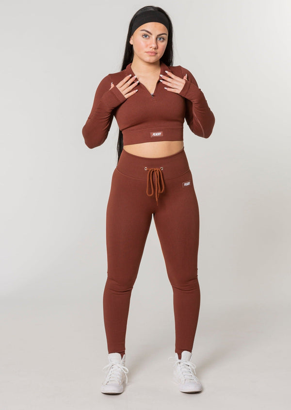 [LASTCHANCE] Ribbed WAVE Langarm Set