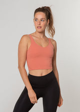 Infinity Top (mit integrierten Pads) Peach XXS