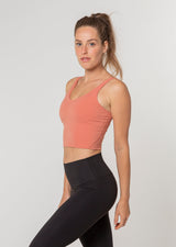 Infinity Top (mit integrierten Pads) Peach XXS