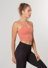 Infinity Top (mit integrierten Pads) Peach XXS