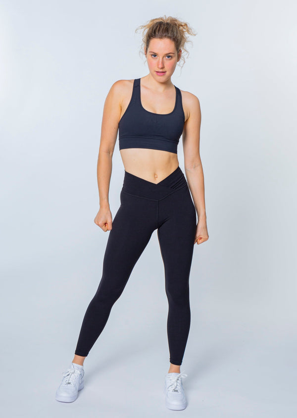 Ensemble SUPERSOFT (leggings taille V + soutien-gorge à encolure dégagée)