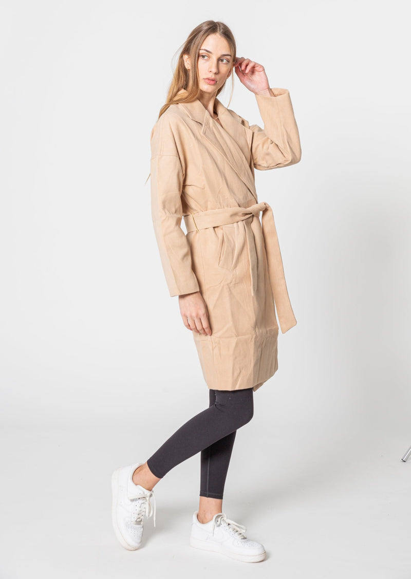 TRENCH-COAT PÊCHE [DERNIÈRE CHANCE]