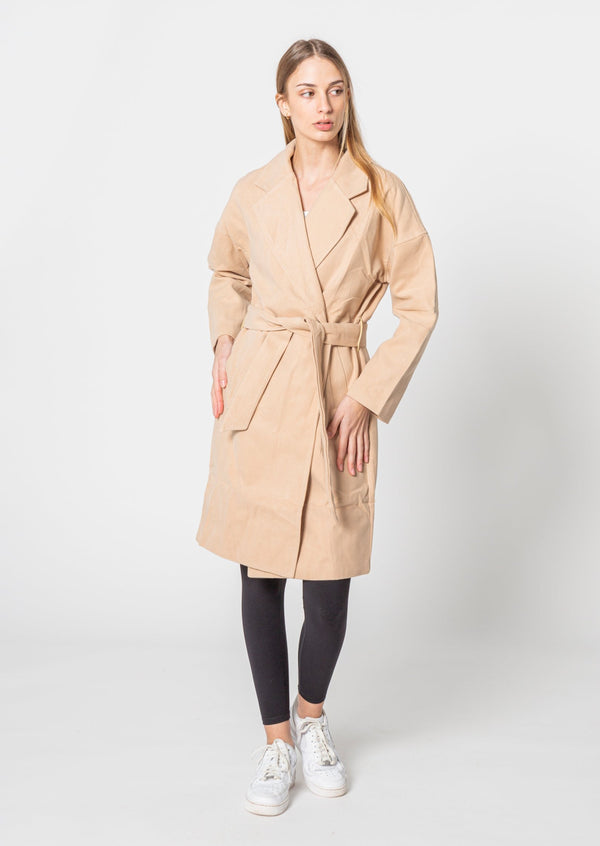 TRENCH-COAT PÊCHE [DERNIÈRE CHANCE]