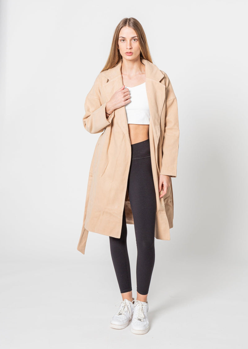 TRENCH-COAT PÊCHE [DERNIÈRE CHANCE]