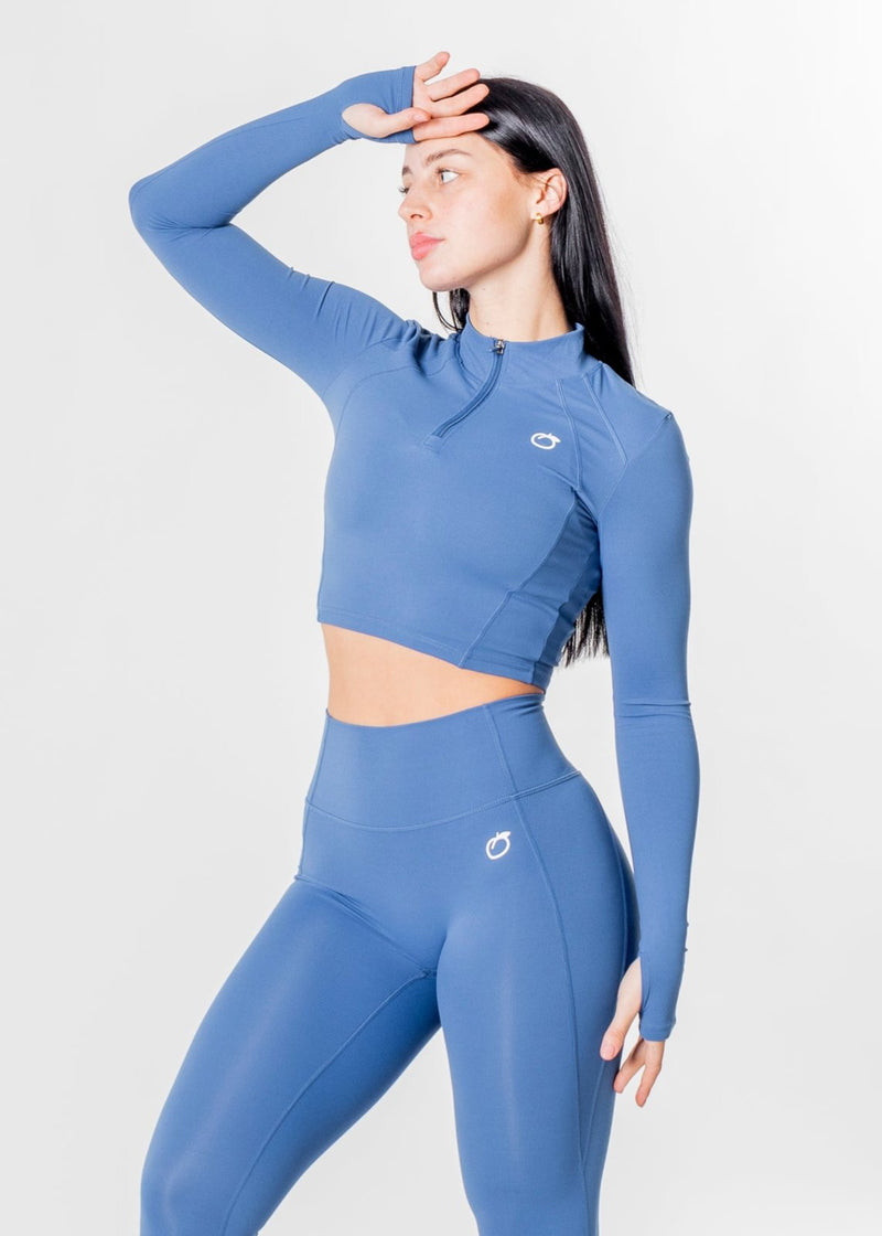 Chemise à manches longues et demi-zip CORE [LASTCHANCE]